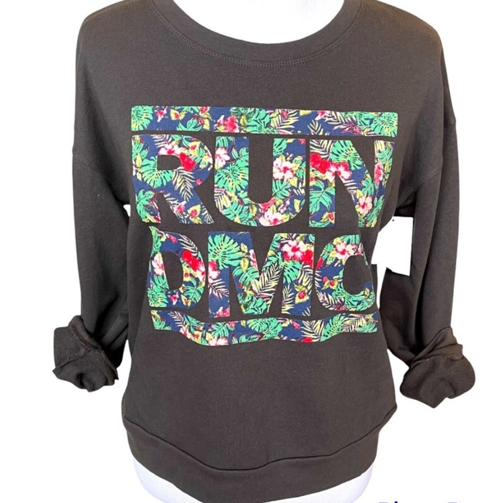 NEW Treasure & Bond Run DMC Sweatshirt Kids XL or Adult Small Retail $39